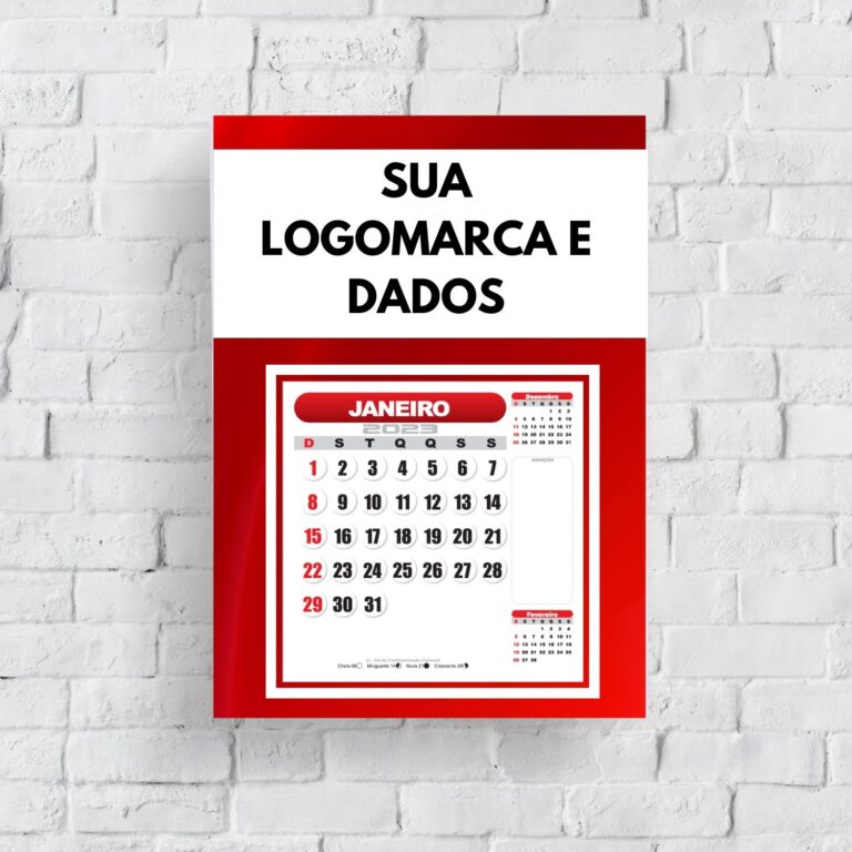 Calendário De Mesa 2023 Gráfica Pressart Impressão Digital Online